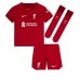 Fotbalové Dres Liverpool Darwin Nunez #27 Dětské Domácí 2022-23 Krátký Rukáv (+ trenýrky)